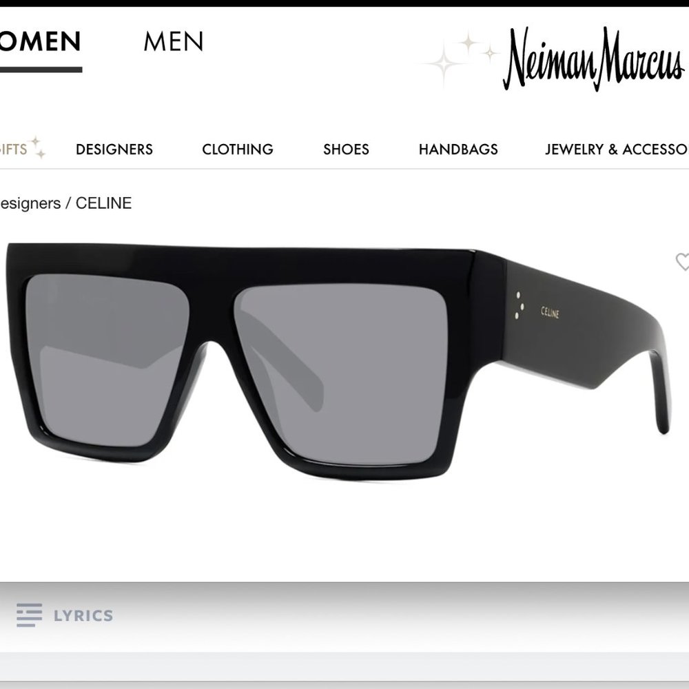 Celine Flat Top Sunglasses